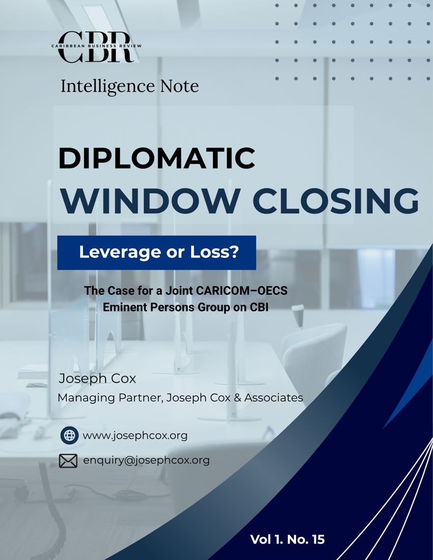 Diplomatic Window Closing — CBR Intelligence Note cover