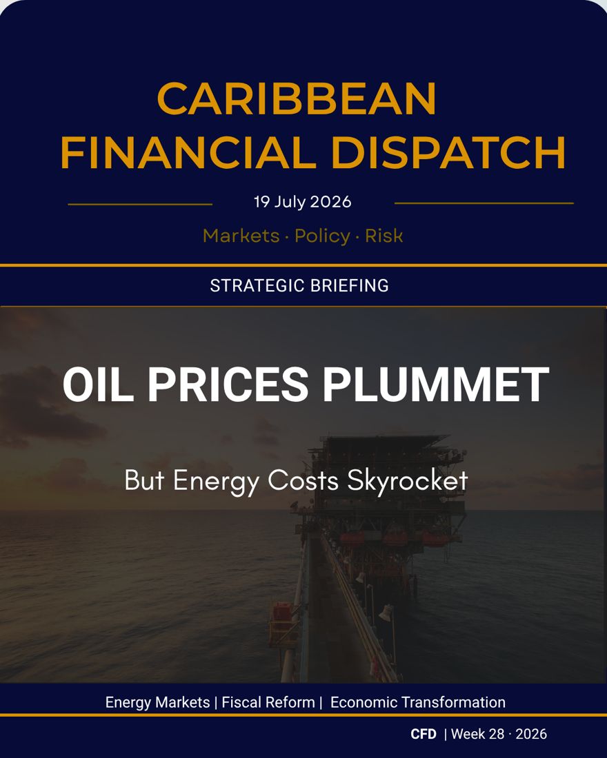 Caribbean Financial Dispatch — 19 July 2026 — Oil Prices Plummet