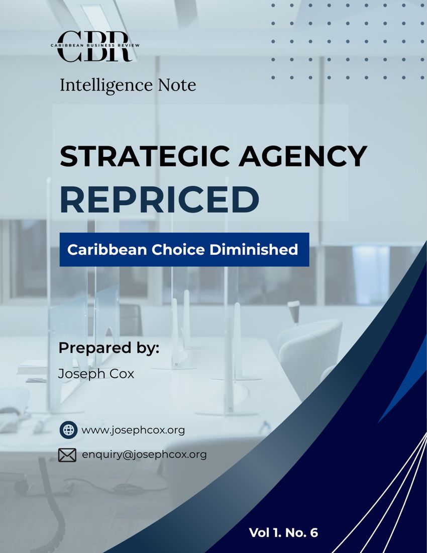 Strategic Agency Repriced — CBR Intelligence Note cover