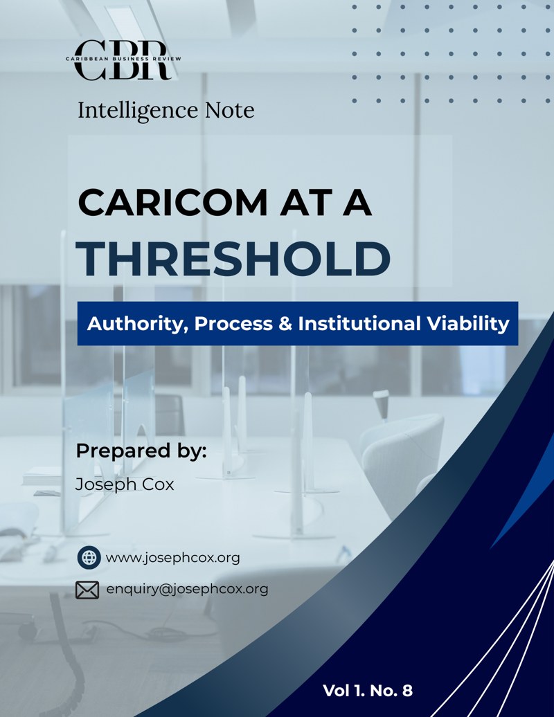 CARICOM at a Threshold: Authority, Process and Institutional Viability cover